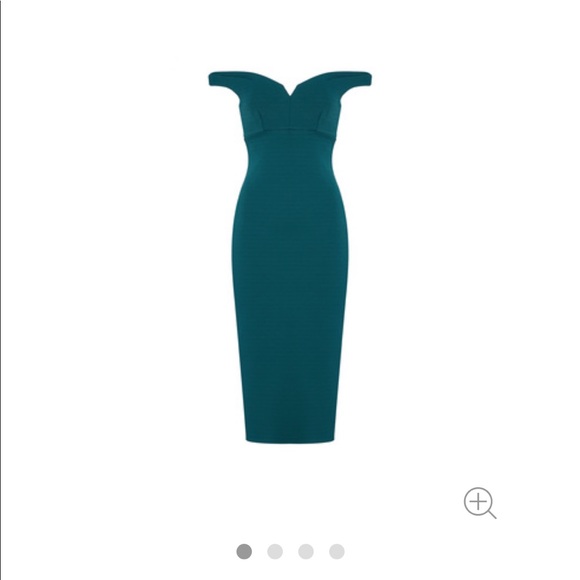 cinq a sept Dresses & Skirts - Cinq a sept garnet midi dress off the shoulder